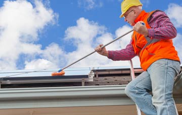 Saham Toney soft wash roof cleaning